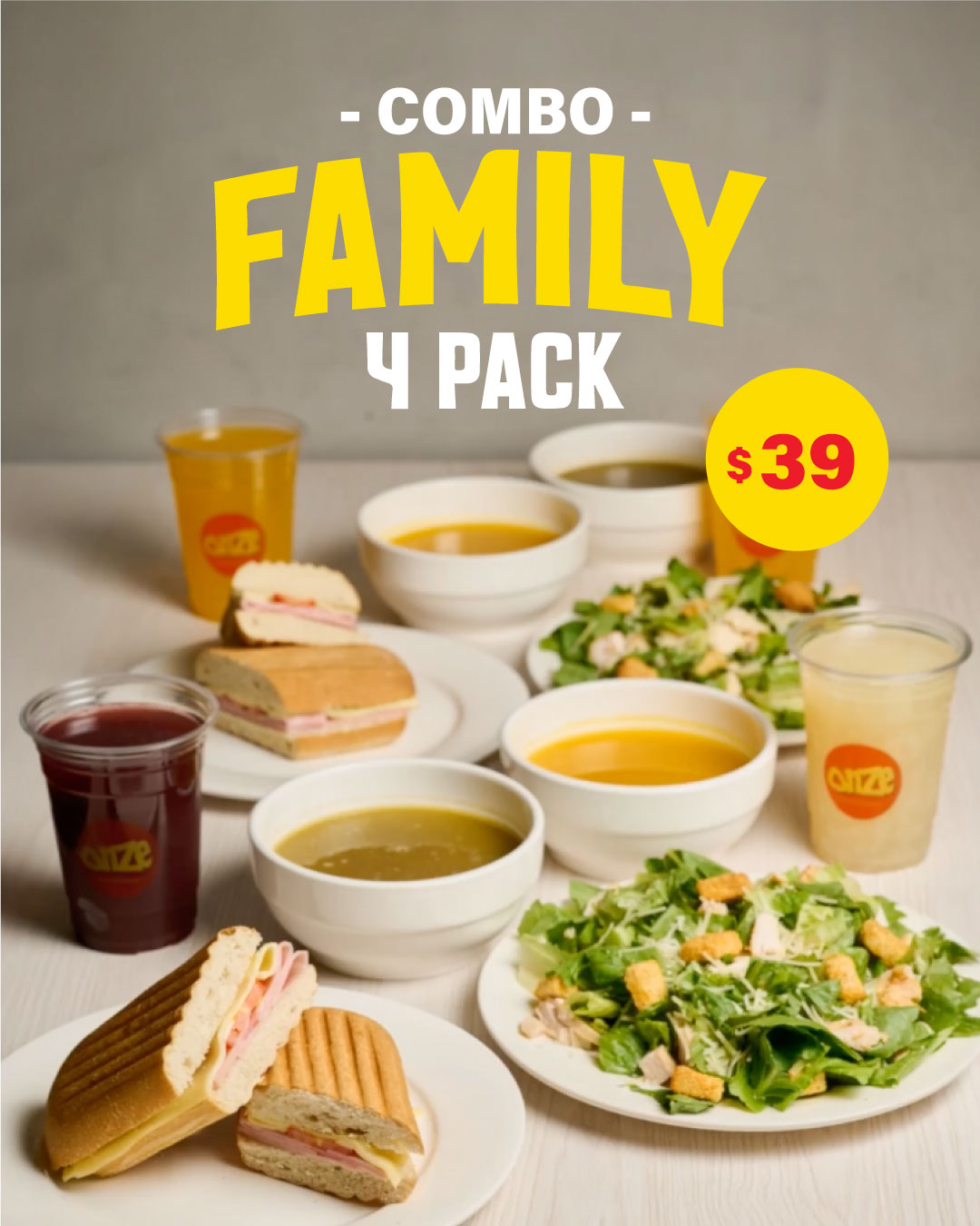 Combo Family 4 Pack